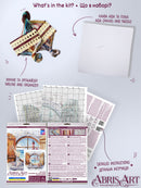 Counted Cross stitch kit - Whisper of the wind AH-252