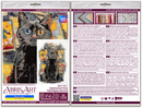 Counted Cross stitch kit - Premonition. Black Cat