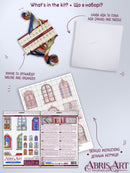 Cross-stitch kit - 9 little cozy tales AH-284