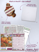 Autumn Garden Palette Counted Cross-Stitch Kit by Abris Art AH-289