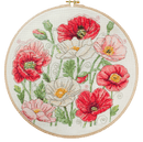 When Poppies Bloom Poppy Bouquet Counted Cross-Stitch Kit by Abris Art AH-299