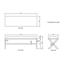 Varosha Gray Bench