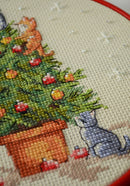 Cross-stitch kit - The naughty cats AHM-090