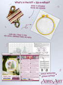 Cross-stitch kit - Little Christmas Angel AHM-091