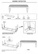 Vasili Beige Bench