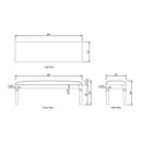 Vasili Beige Bench