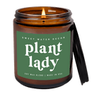 Plant Lady Soy Candle - Amber Jar - 9 oz (Wildflowers and Salt)