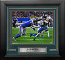 AJ Brown in Action Philadelphia Eagles 8" x 10" Framed Football Photo