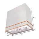 Akicon 30" Stainless Steel Wall Mount Range Hood with 600 CFM Vent Hood