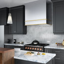 Akicon 36" Stainless Steel Wall Mount Range Hood with 600 CFM Vent Hood