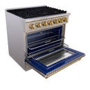 36" Slide-in Freestanding Professional Style Gas Range with 5.2 Cu. Ft. Oven, 6 Burners