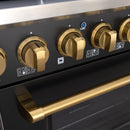 48" Slide-in Freestanding Professional Style Gas Range with 6.7 Cu. Ft. Oven, 8 Burners