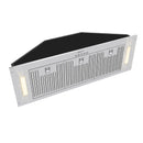 36“ Range Hood Insert, 600 CFM Built-in Stainless Steel Kitchen Hood with LED Lights - AK-HOOD-36
