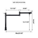 Matte Black Pot Filler Kitchen Faucet Deck-Mounted - AK98166-MB