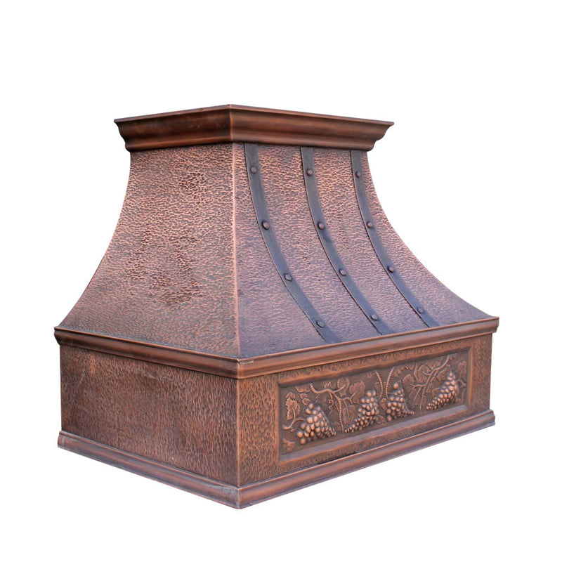 Akicon Custom Handcrafted Copper Range Hood - AKH703T-C