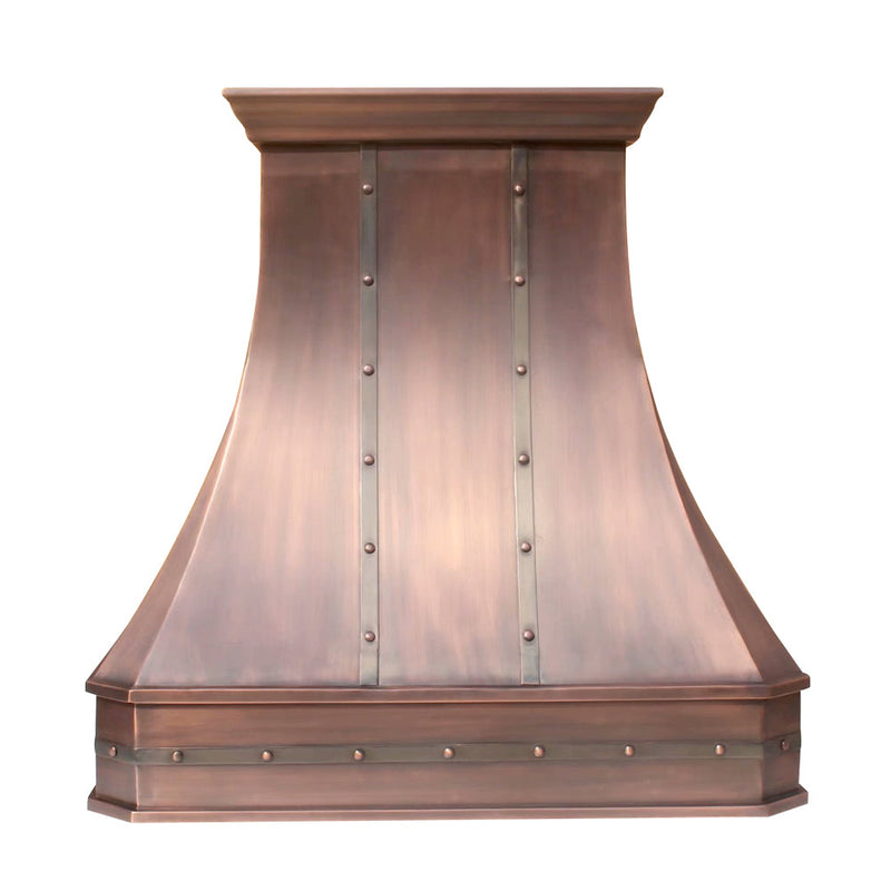 Akicon Custom Handcrafted Copper Range Hood - AKH712C-C