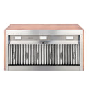 Akicon Custom Copper Range Hood Handmade with Custom Size and Finish