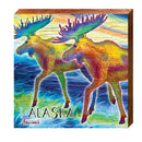Alaska Teresa Ascone Moose | Wall Art Print on Real Wood
