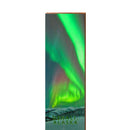 Denali, Alaska Northern Lights | Wall Art Print on Real Wood