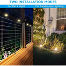 ALD10 12-Pack 2700K Warm White Integrated LED 4.5W Outdoor Deck Lights Package, 12V Low Voltage Landscape Pathway Lights