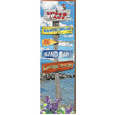Upper Lake Lake Directional ALI1 | Wall Art Print on Real Wood