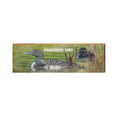 Loon on Chateaugay Lake Home Decor Art Print on Real Wood