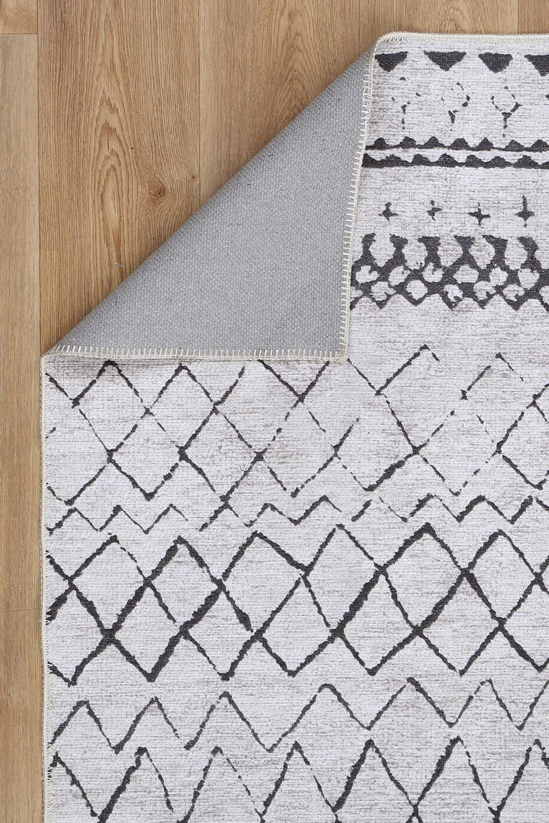 Alma Scandi Moroccan in Silver Rug