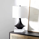 Almedia Black Metal Contemporary Table Lamp