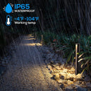 ALP16 12-Pack 5W 5CCT 1800K/2700K/3500K/4000K/5000K or Single-Color 3000K Warm White Integrated LED Landscape Pathway Light Package, 12V Low Voltage Side Lit Path Lights