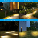 ALP16 6-Pack 5W 5CCT 1800K/2700K/3500K/4000K/5000K or Single-Color 3000K Warm White Integrated LED Landscape Pathway Light Package, 12V Low Voltage Side Lit Path Lights