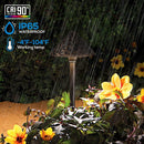 ALP49 12-Pack 3W 3000K Warm White Integrated LED Low Voltage Cast Aluminum Landscape Pathway Lights Package, Driveway Walkway Light