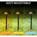 ALPCC09 6-Pack 5W 3CCT LED Landscape Pathway Light Package, 12V Low Voltage Modern Path Lights