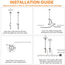 ALPCC09 6-Pack 5W 3CCT LED Landscape Pathway Light Package, 12V Low Voltage Modern Path Lights
