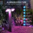 ALPR12 4-Pack RGB LED Landscape Pathway Lights Package, 8W Low Voltage 12V Bollard Outdoor Landscape Lighting
