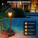ALPR15 6-Pack RGB LED Landscape Pathway Lights Package, 6W Low Voltage 12V Bollard Outdoor Landscape Lighting