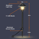 ALPR15 6-Pack RGB LED Landscape Pathway Lights Package, 6W Low Voltage 12V Bollard Outdoor Landscape Lighting