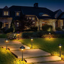 ALPR15 6-Pack RGB LED Landscape Pathway Lights Package, 6W Low Voltage 12V Bollard Outdoor Landscape Lighting