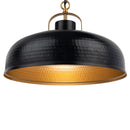 Ambert 1-Light Black Rustic Metal Dimmable Island Pendant Light