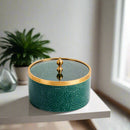 Luxury Majlis - Large Canister - Green & Gold