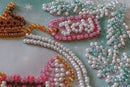 Mini Bead embroidery kit - Cheerful house