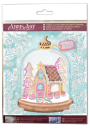 Mini Bead embroidery kit - Cheerful house