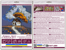 Cottage Beneath the Clouds Mini Bead Embroidery Kit by Abris Art AM-263