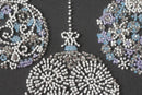 Mid-sized bead embroidery kit - Lace balls AMB-077