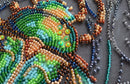 Mid-sized bead embroidery kit - Emerald beetle AMB-105