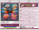 Mid-sized bead embroidery kit - Flickering wings AMB-106