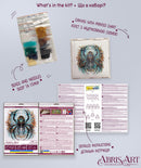 Mid-sized Bead Embroidery kit - Crystal Web