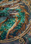 Mid-sized bead embroidery kit - Breath of Fire AMB-122