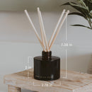 Pumpkin Spice Amber Tinted Glass Jar Reed Diffuser