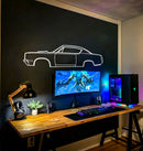 Rebel Machine Metal Car Wall Art - NC1074