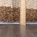 Barny Gray Blue Washable Rug